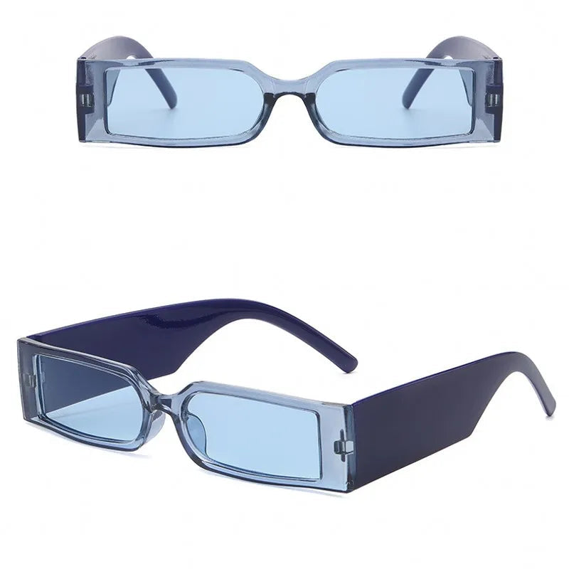 NO CAP Vintage Rectangle Summer Sun glasses